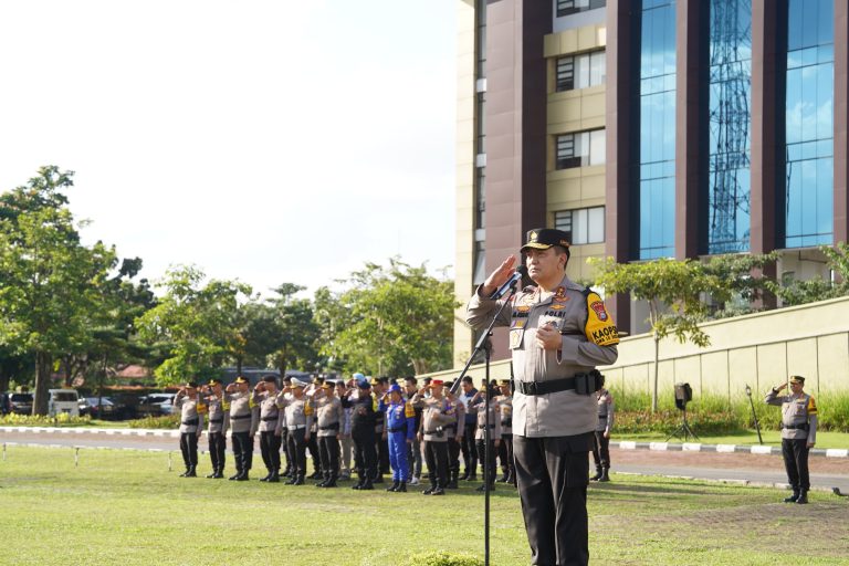 Polda Riau gelar Apel kesiapan pengamanan TPS pemilu 2024